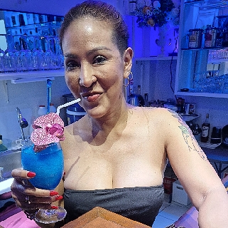 Blue Hawaiian drink only